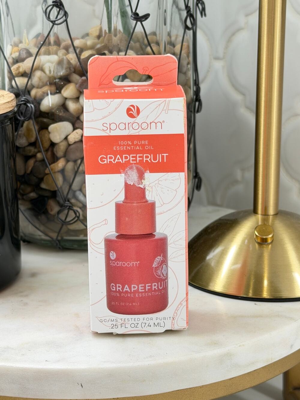 SpaRoom Grapefruit Essential Oil 7.4ml 100% Pure Aromatherapy New